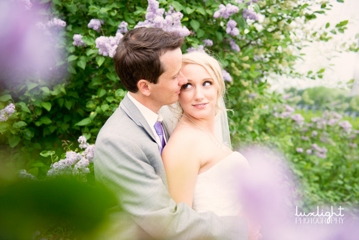 lilac wedding bridal photo