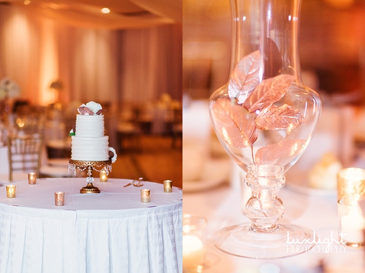 rose and gold decor