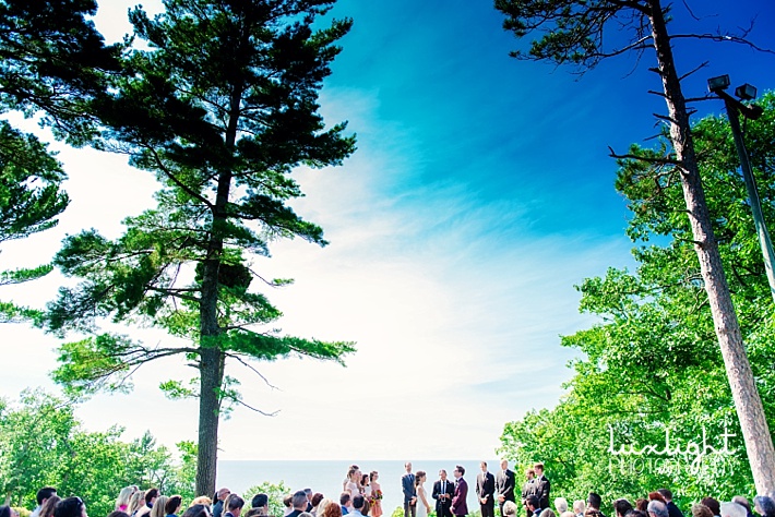 homestead wedding ceremony overlook