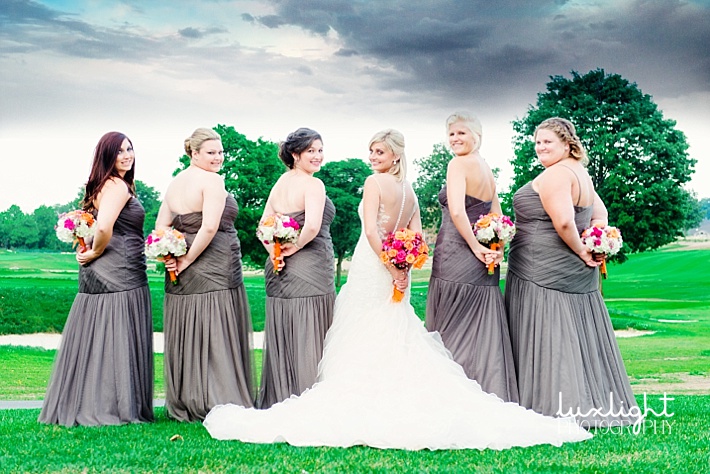 beautiful bridal party photography