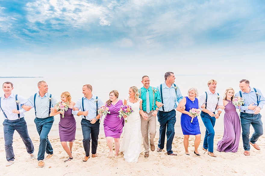 beach wedding photographers at the homestead resort in glen arbor michigan