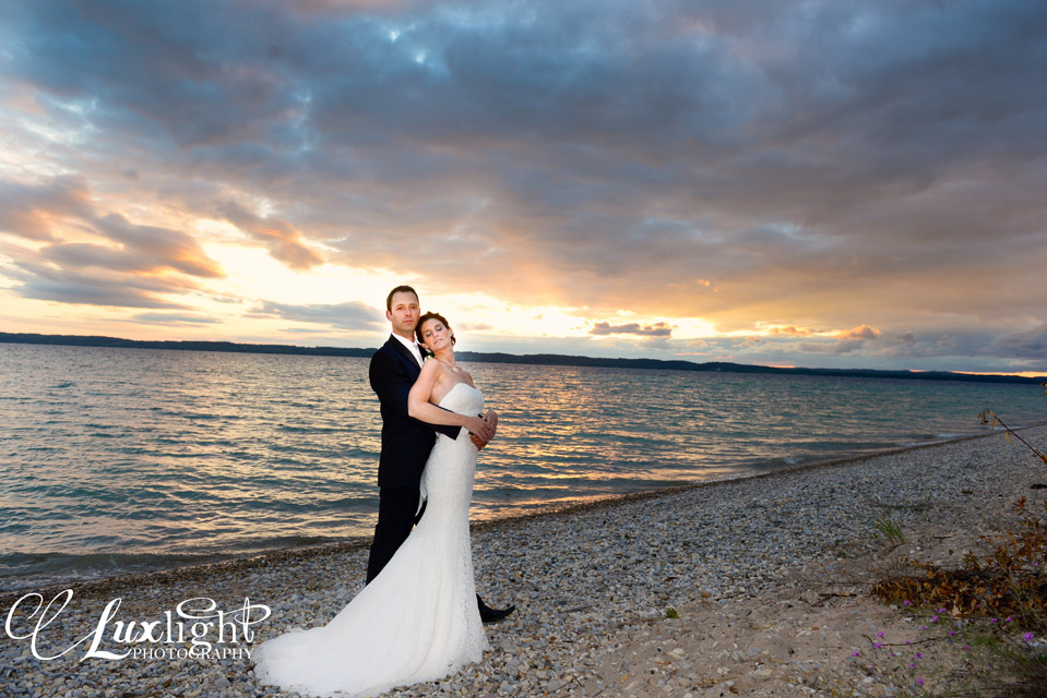 Beach Wedding Photography Michigan Lux Light Photography