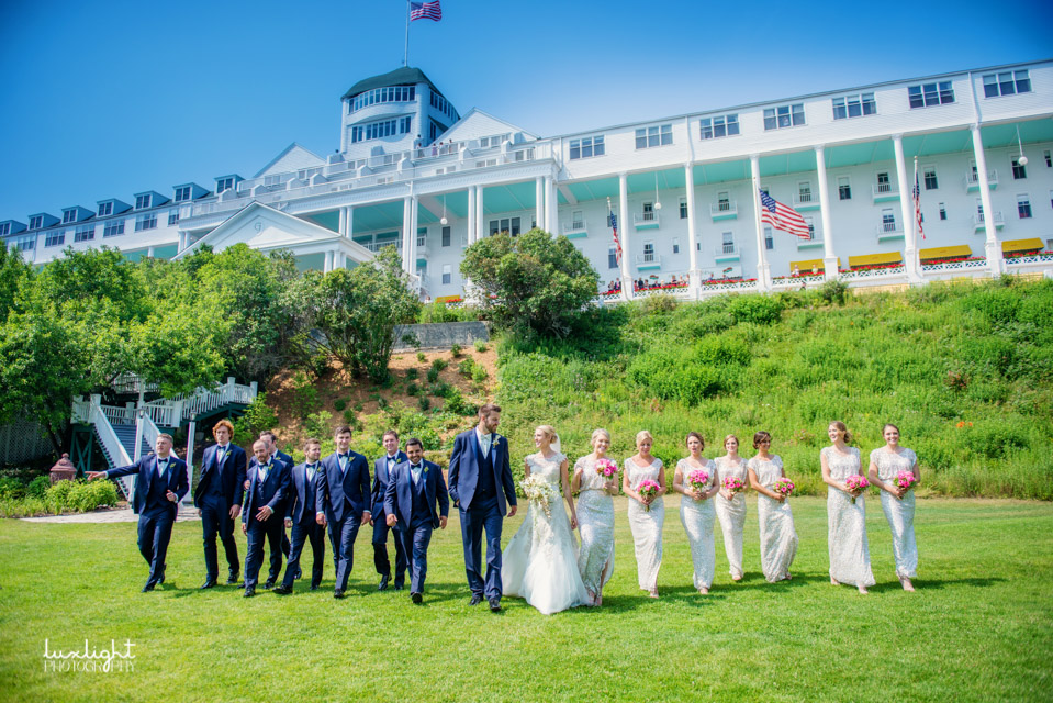 Mackinac Island Wedding Photographer, Grand Hotel Wedding Photography