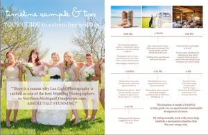 sample of the perfect wedding timeline