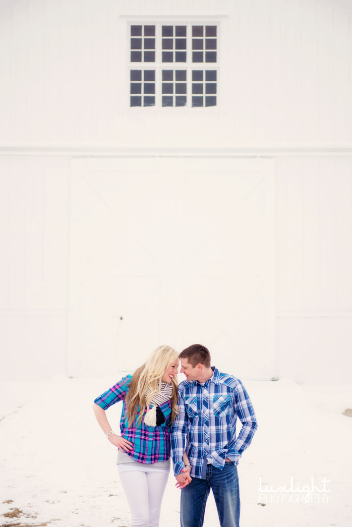 cute engagement photography pose