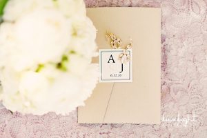 wedding invitations with peony