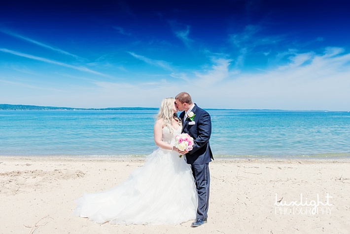 beach wedding shoot
