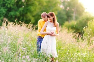 adorable couples engagement in the summer