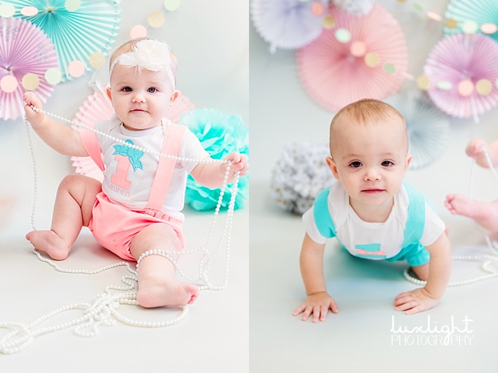 twins first birthday photography
