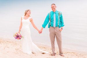 beach wedding photographers at the homestead resort in glen arbor michigan