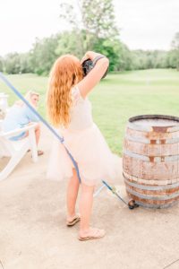 behind the scenes wedding photographer in michigan