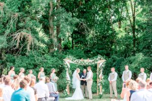 Rustic Back yard wedding photography